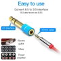Vention Adaptador Jack VAB-S01-L 6.5 mm Macho a 3.5 mm Hembra Azul